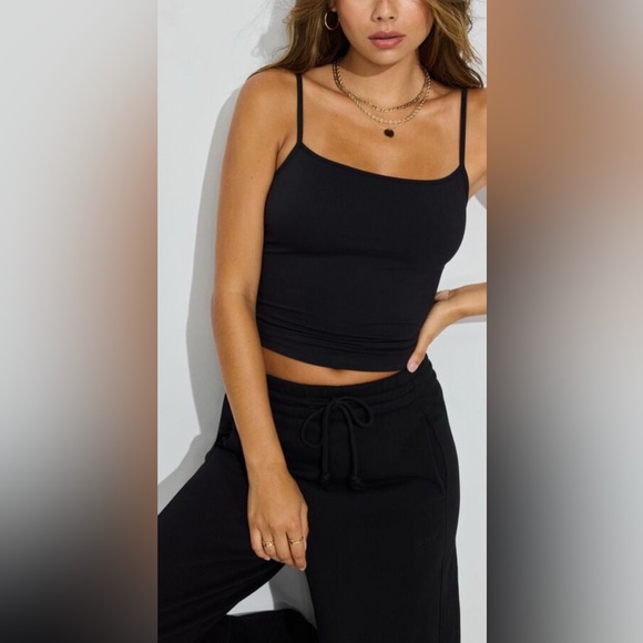 Garage Black Sleek Scoop Cami Top XXS - Picture 1 of 4